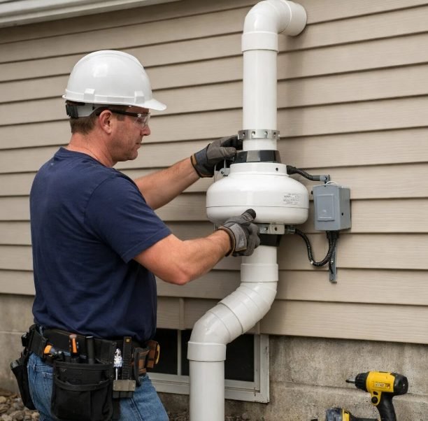 radon mitigation project in Lexington